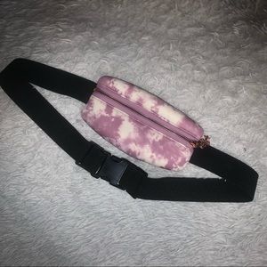 Purple & White Waist Bag